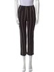 Reformation Striped Straight Leg Pants