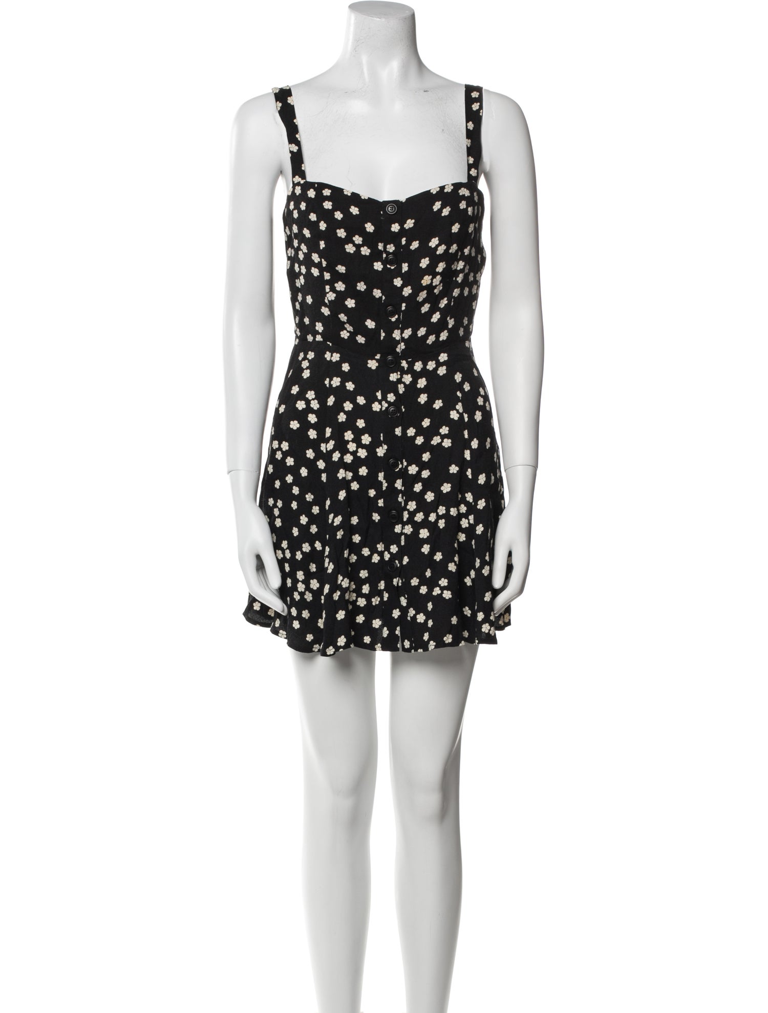 Reformation Polka Dot Print Mini Dress