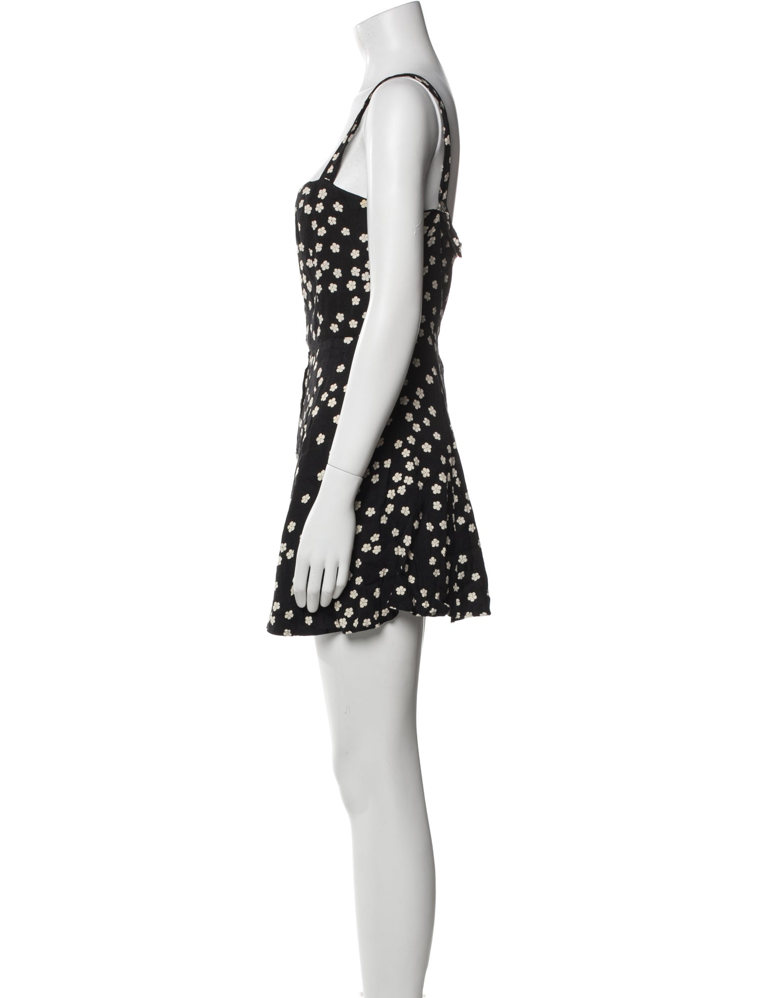 Reformation Polka Dot Print Mini Dress