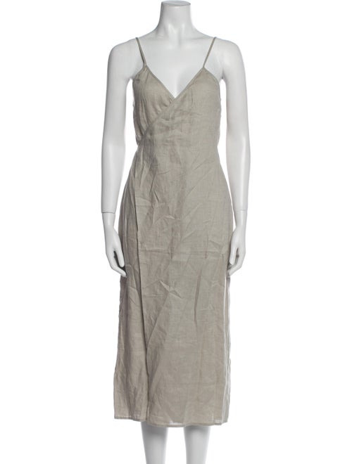 Reformation Linen Midi Length Dress