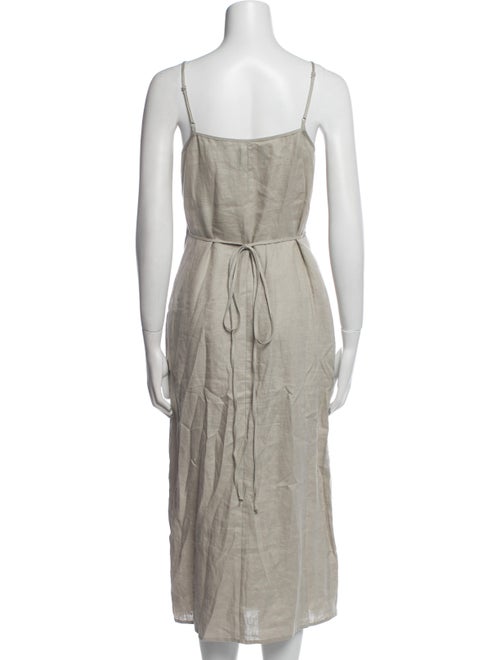 Reformation Linen Midi Length Dress