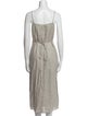 Reformation Linen Midi Length Dress