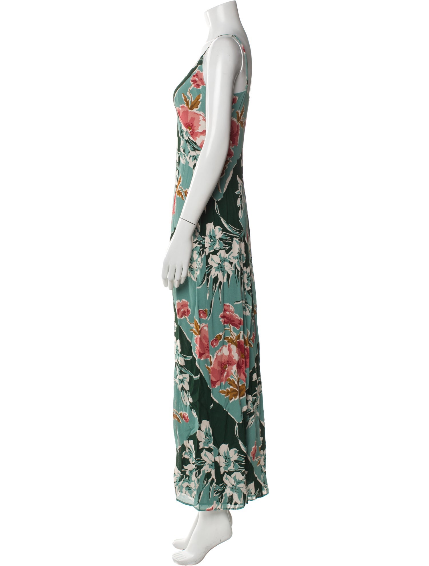Reformation Floral Print Long Dress w/ Tags