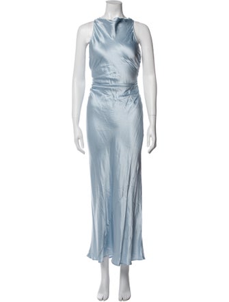 Reformation Silk Long Dress
