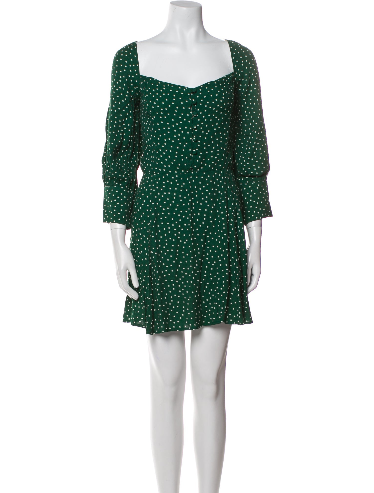 Reformation Polka Dot Print Mini Dress w/ Tags