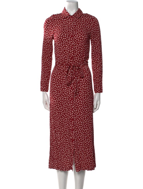 Reformation Printed Long Dress