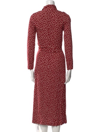 Reformation Printed Long Dress