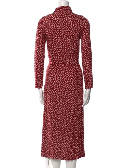 Reformation Printed Long Dress