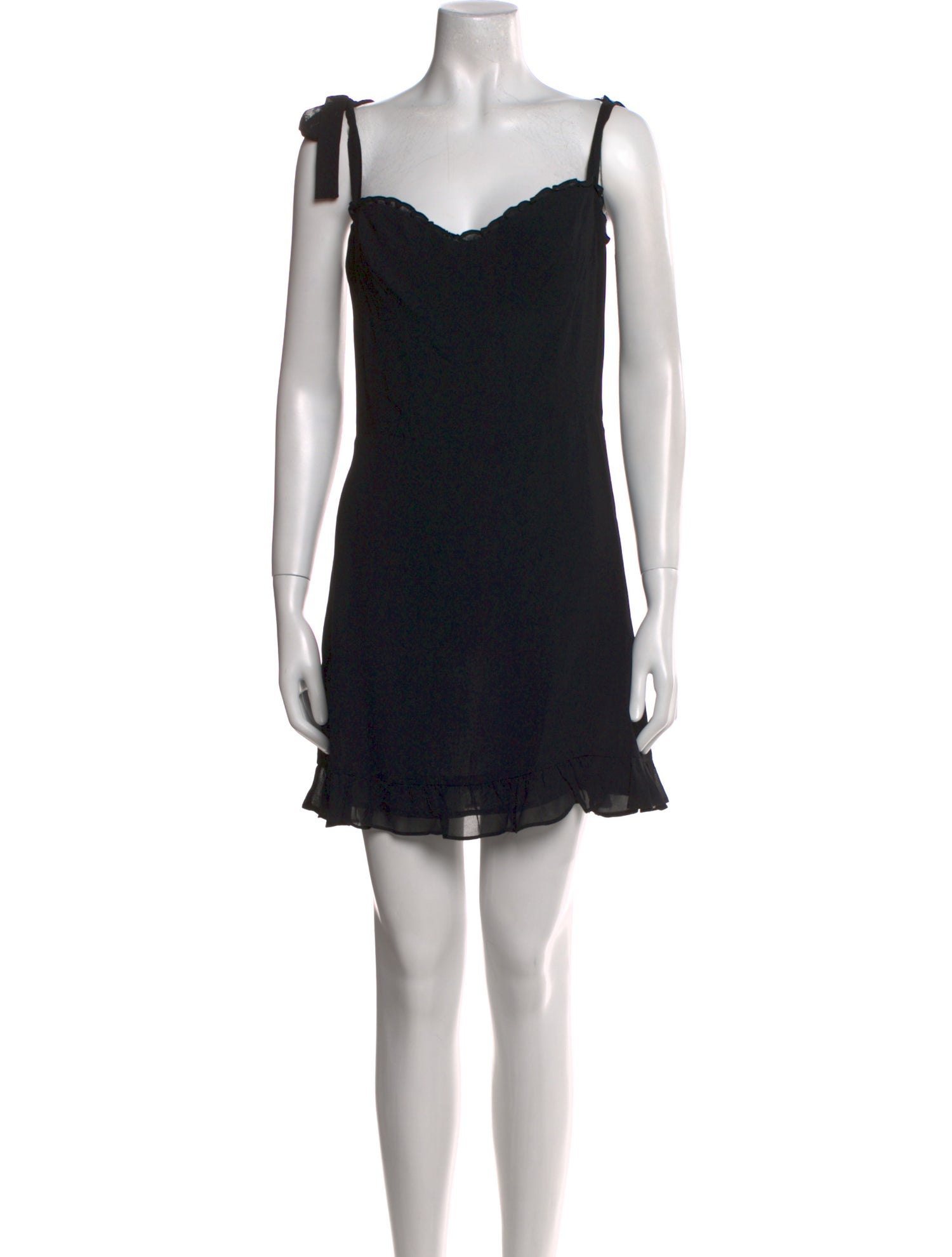 Reformation Square Neckline Mini Dress