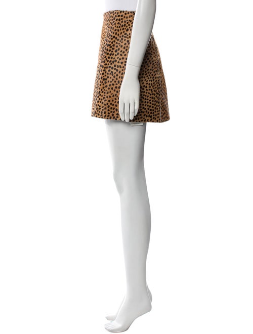 Reformation Leather Mini Skirt