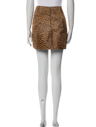 Reformation Leather Mini Skirt