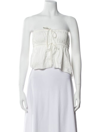 Reformation Strapless Crop Top