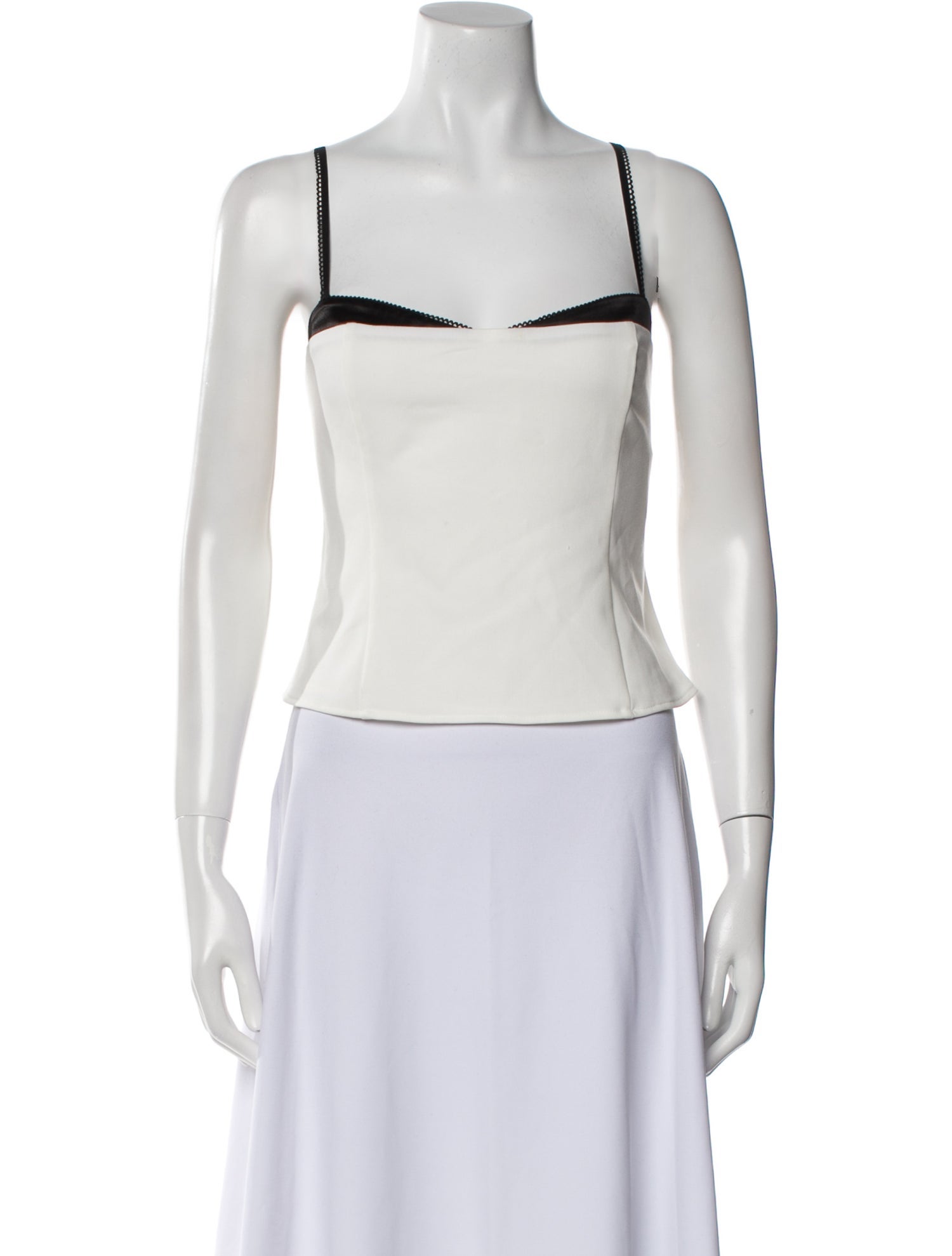 Reformation Square Neckline Sleeveless Crop Top w/ Tags