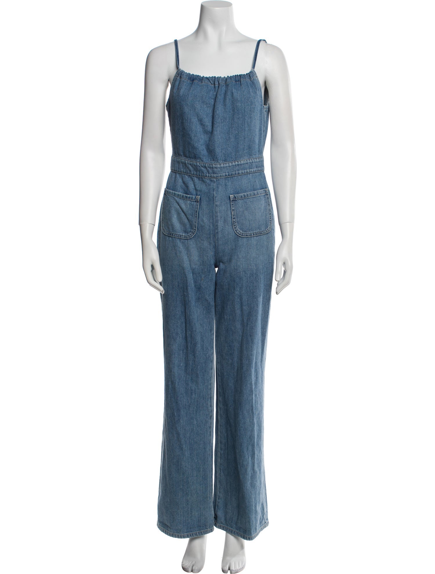 Reformation Square Neckline Jumpsuit