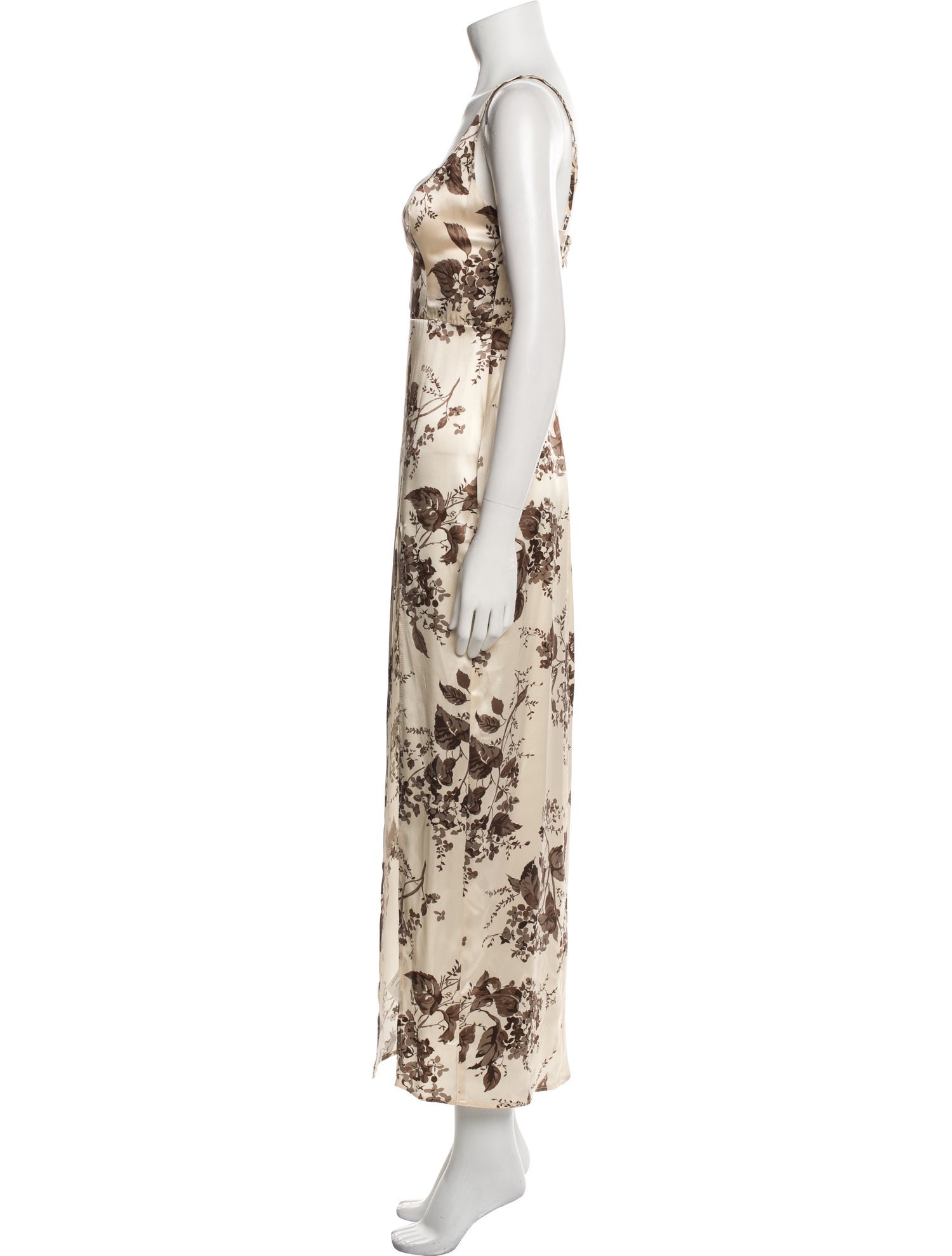 Reformation Silk Long Dress