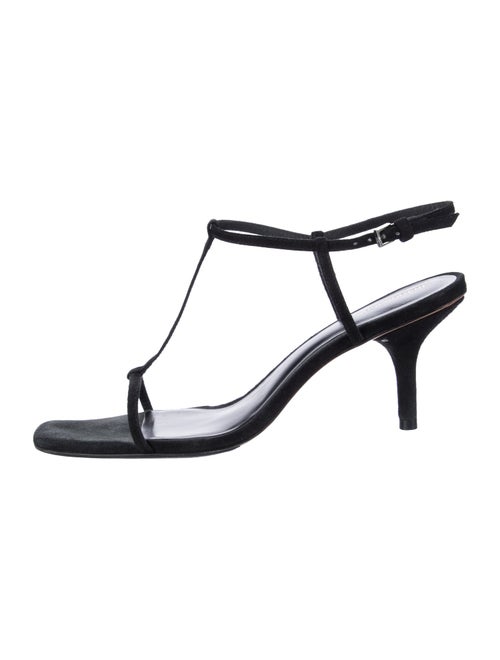 Reformation Leather T-Strap Sandals