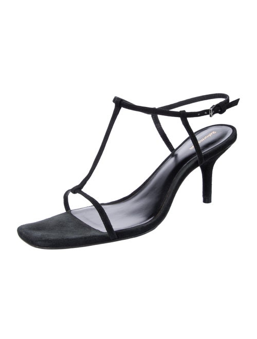 Reformation Leather T-Strap Sandals
