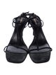 Reformation Leather T-Strap Sandals