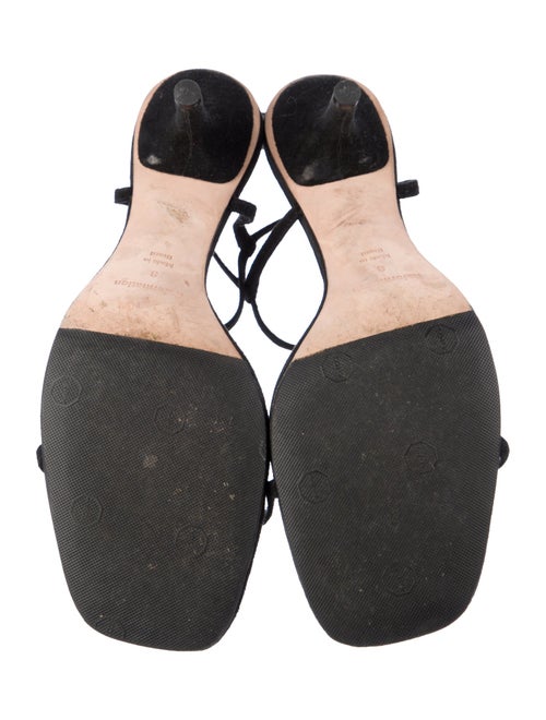 Reformation Leather T-Strap Sandals