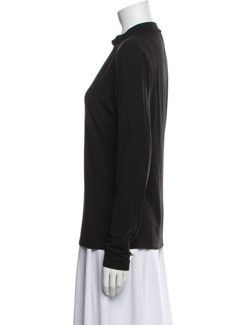 Reformation Mock Neck Long Sleeve Sweatshirt