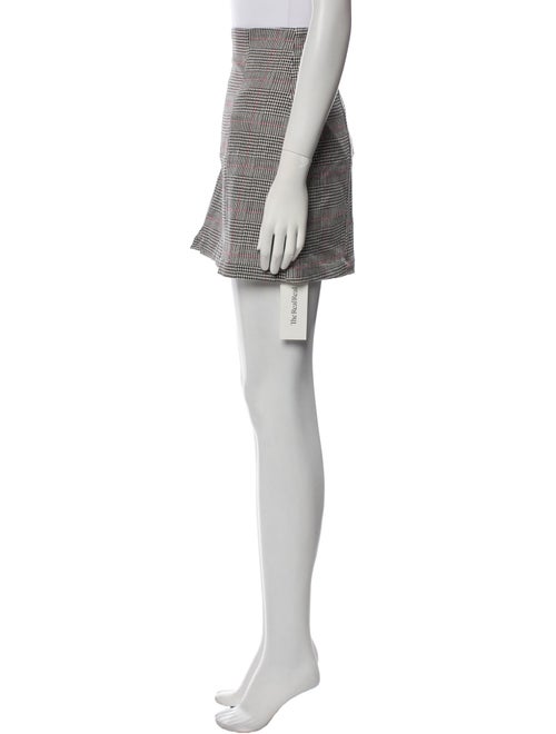 Reformation Plaid Print Mini Skirt