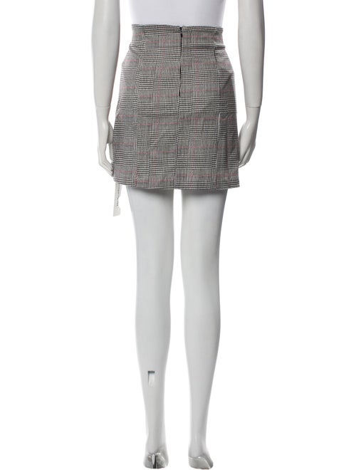 Reformation Plaid Print Mini Skirt
