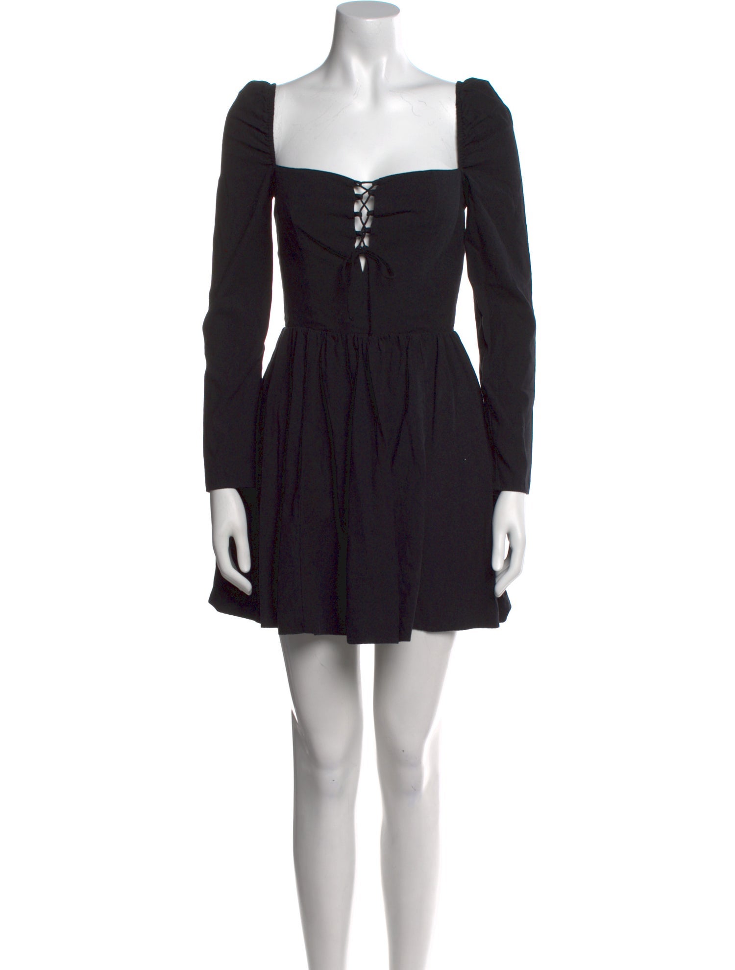 Reformation Square Neckline Mini Dress