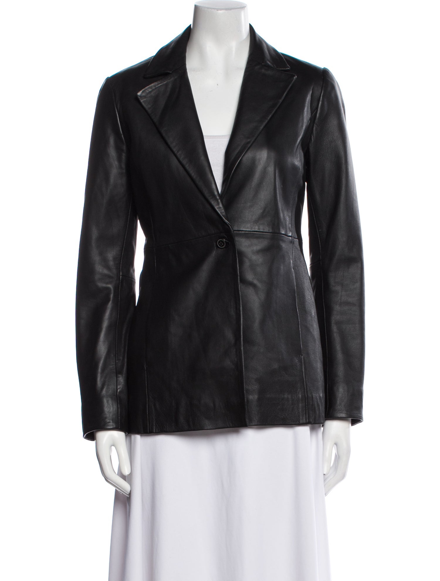 Reformation Leather Blazer