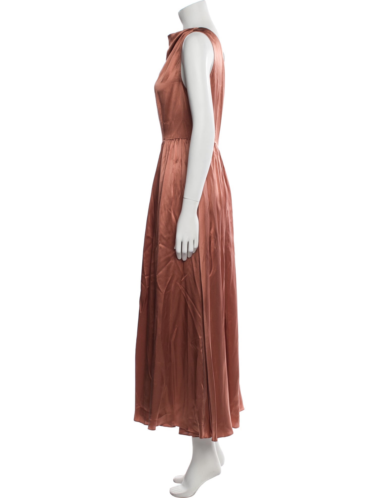 Reformation Silk Long Dress