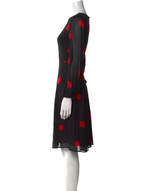 Reformation Polka Dot Print Knee-Length Dress