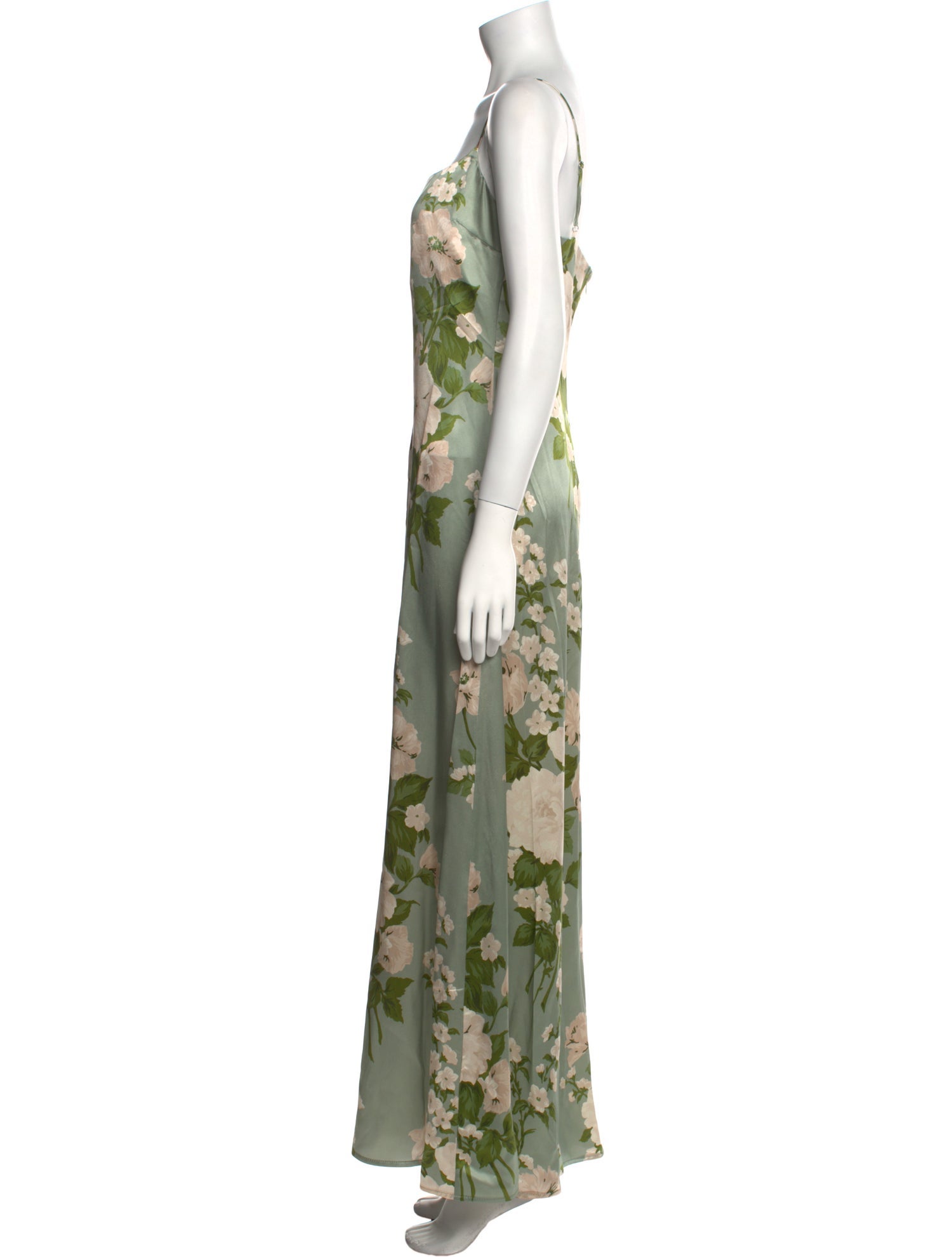 Reformation Silk Long Dress