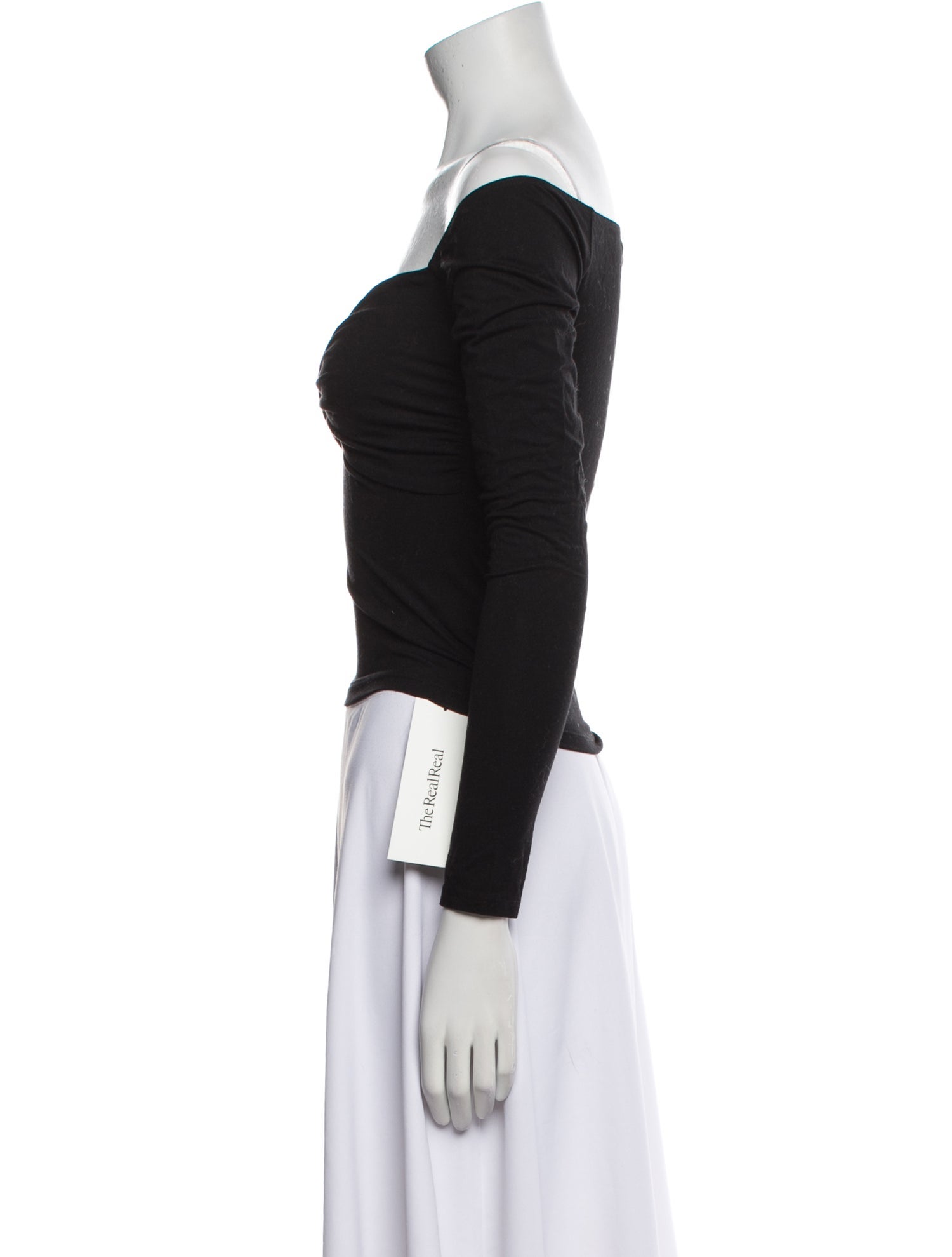 Reformation Off-The-Shoulder Long Sleeve Bodysuit