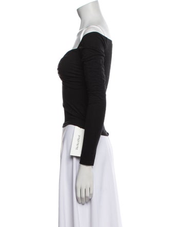 Reformation Off-The-Shoulder Long Sleeve Bodysuit