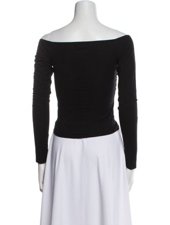 Reformation Off-The-Shoulder Long Sleeve Bodysuit