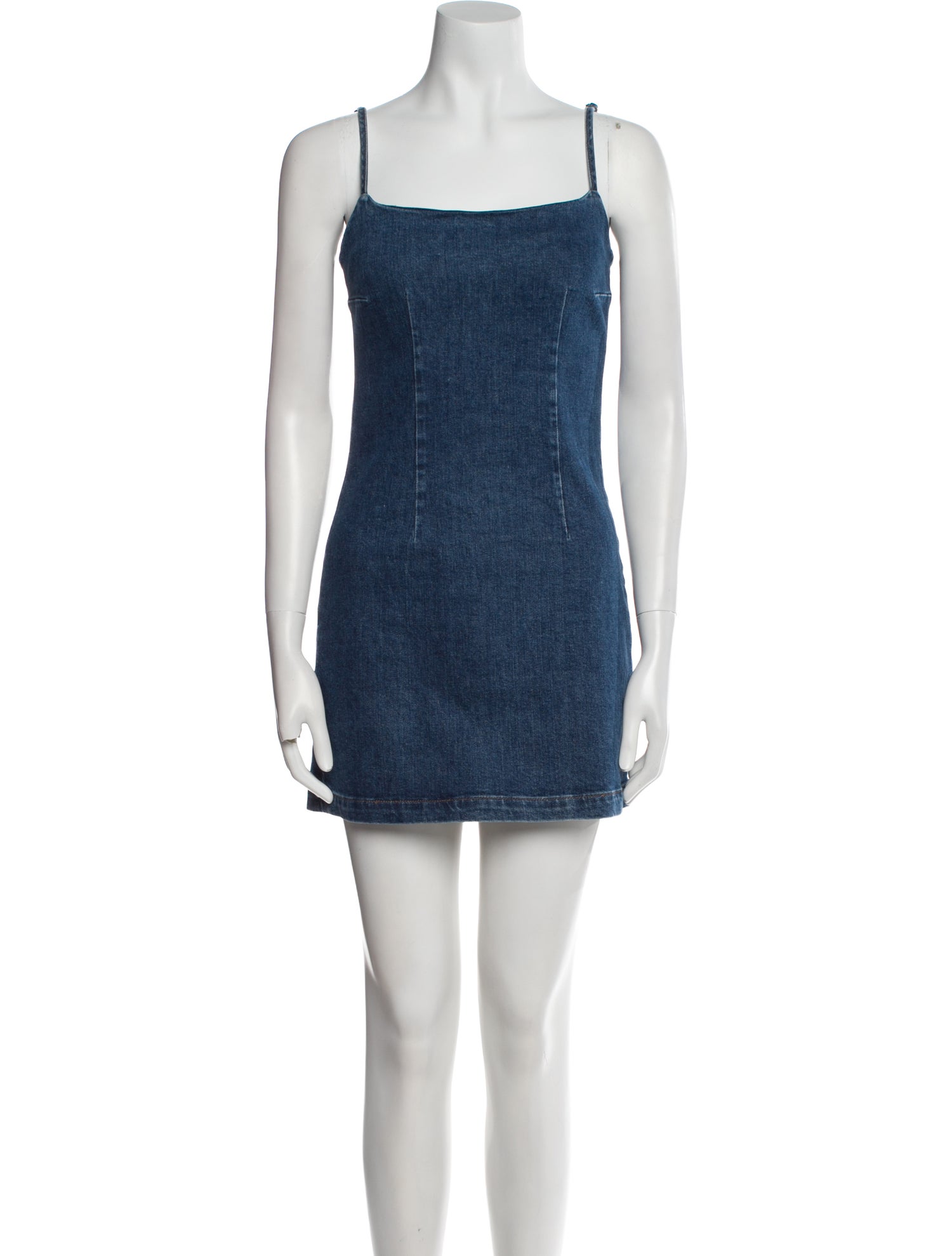 Reformation Square Neckline Mini Dress