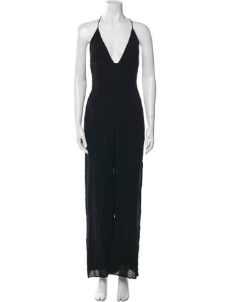 Reformation V-Neck Jumpsuit