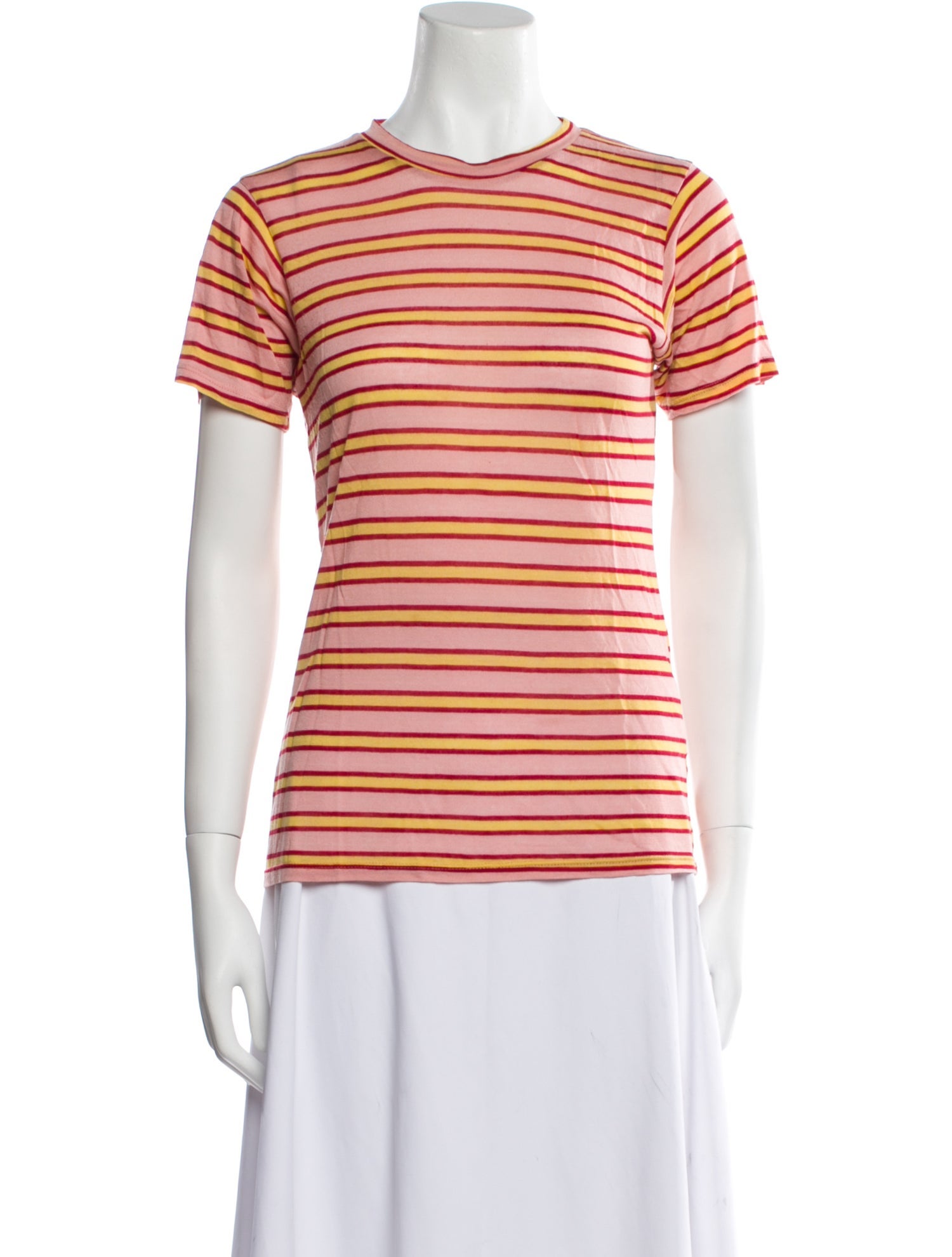 Reformation Striped Crew Neck T-Shirt