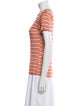 Reformation Striped Crew Neck T-Shirt