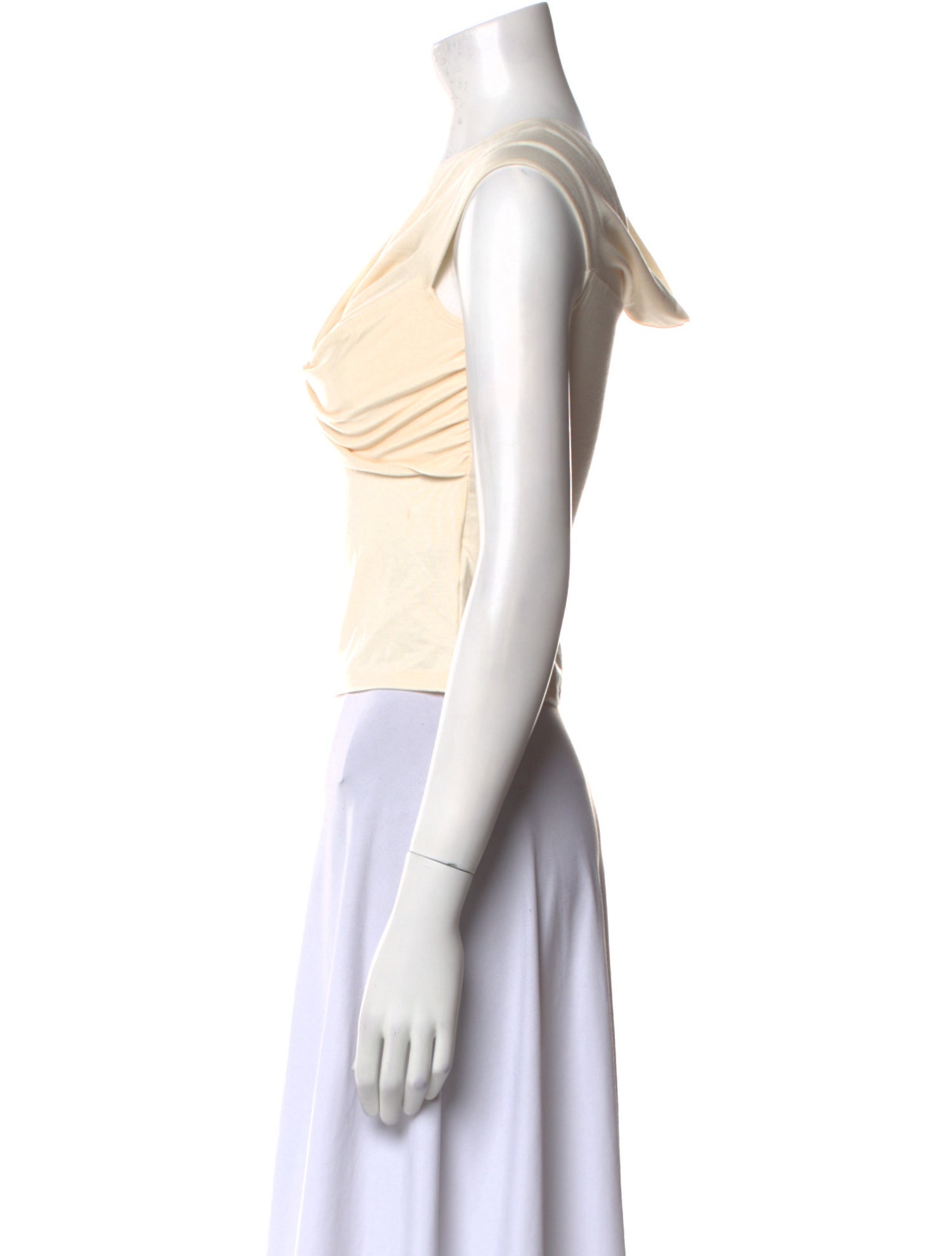 Reformation V-Neck Sleeveless Crop Top