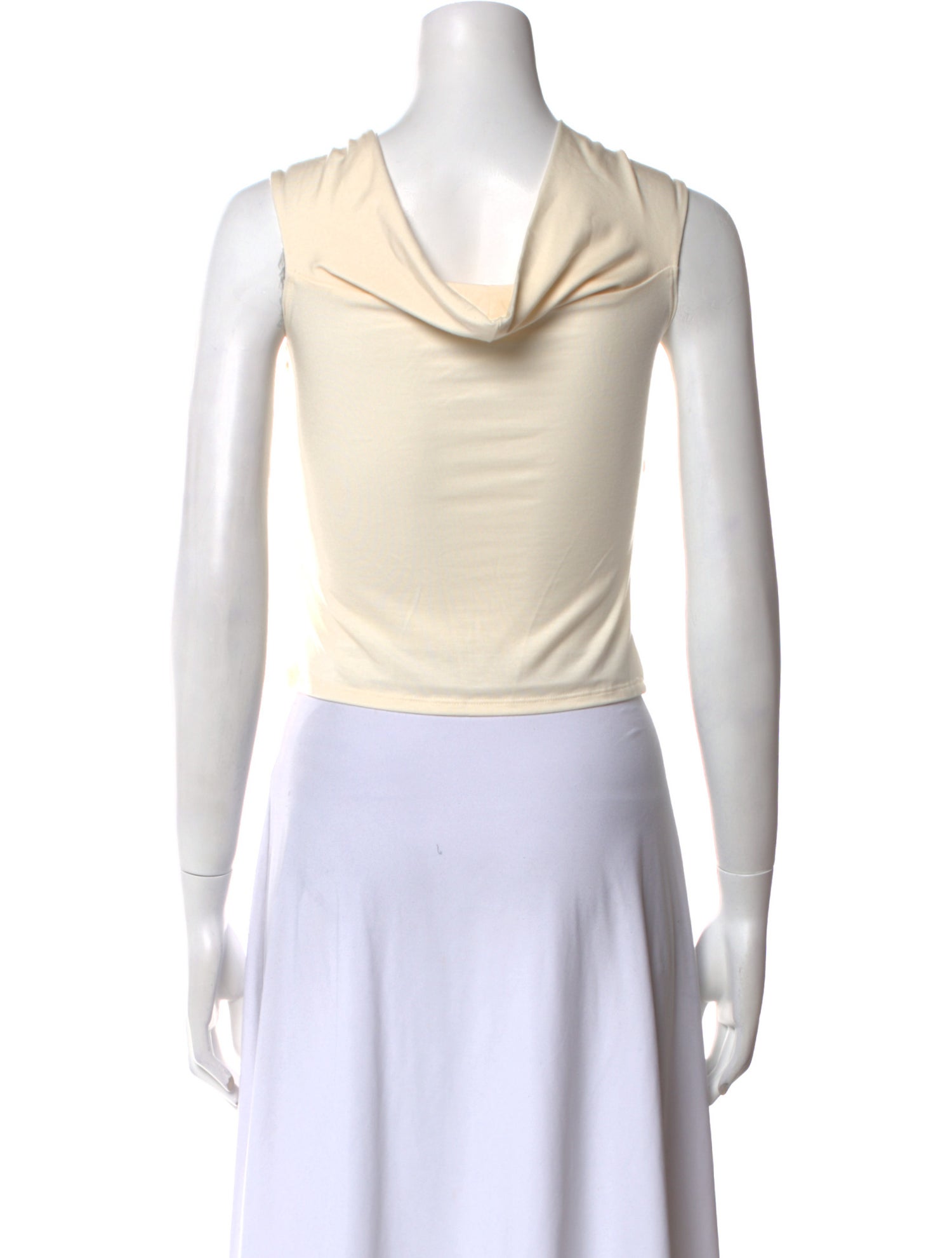 Reformation V-Neck Sleeveless Crop Top