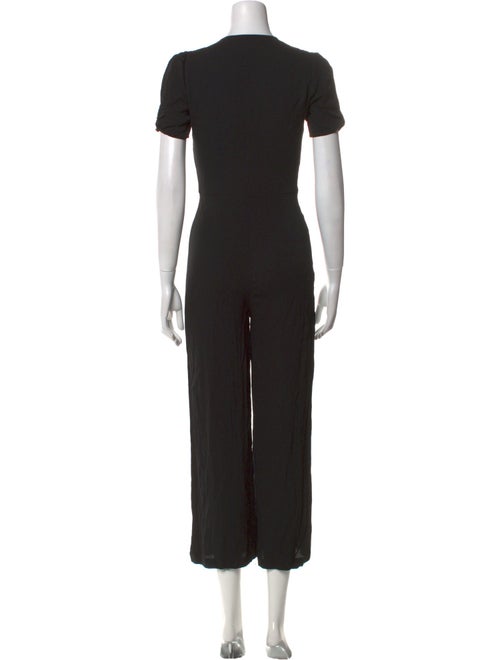 Reformation Linen V-Neck Jumpsuit