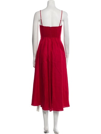 Reformation Linen Long Dress