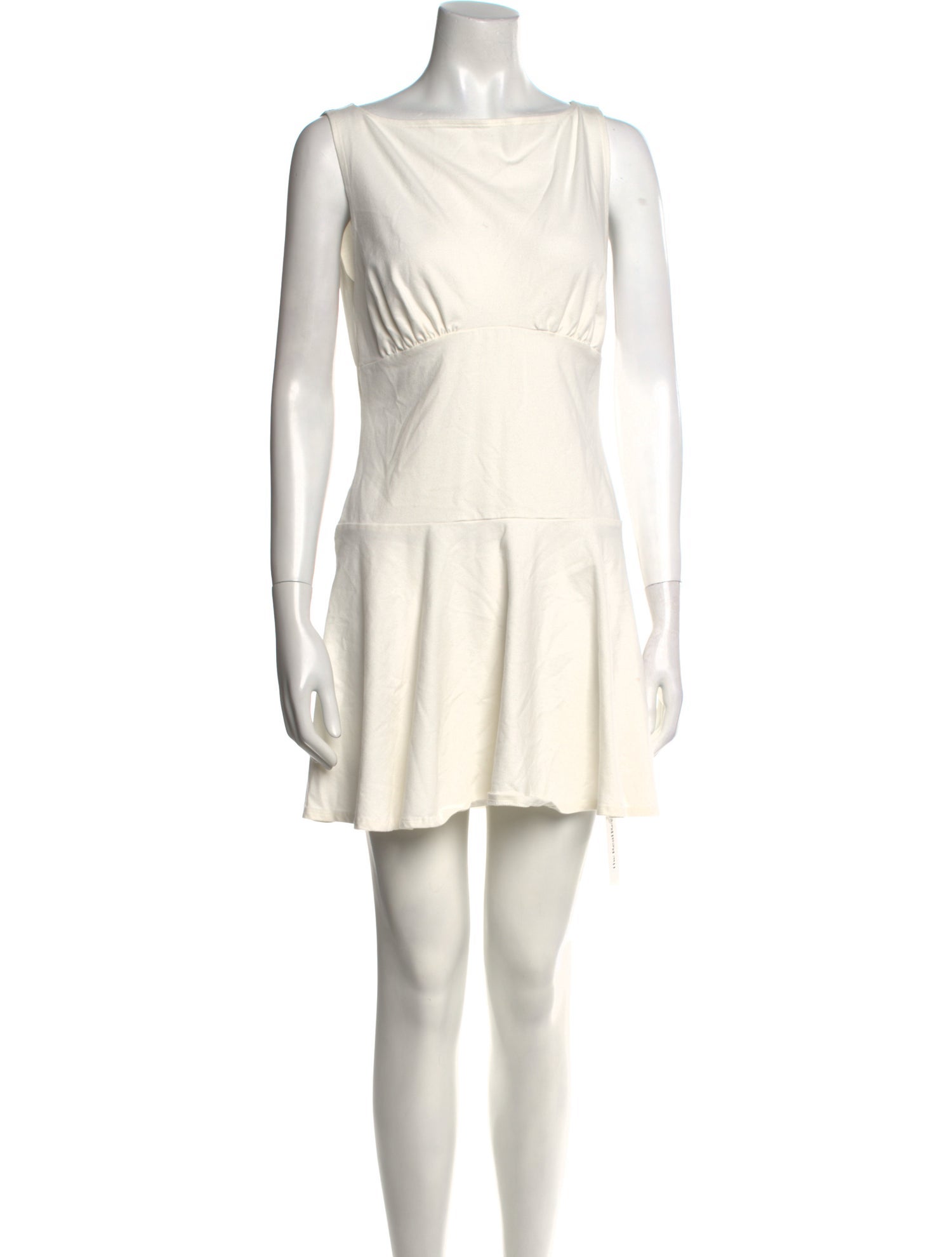 Reformation Bateau Neckline Mini Dress