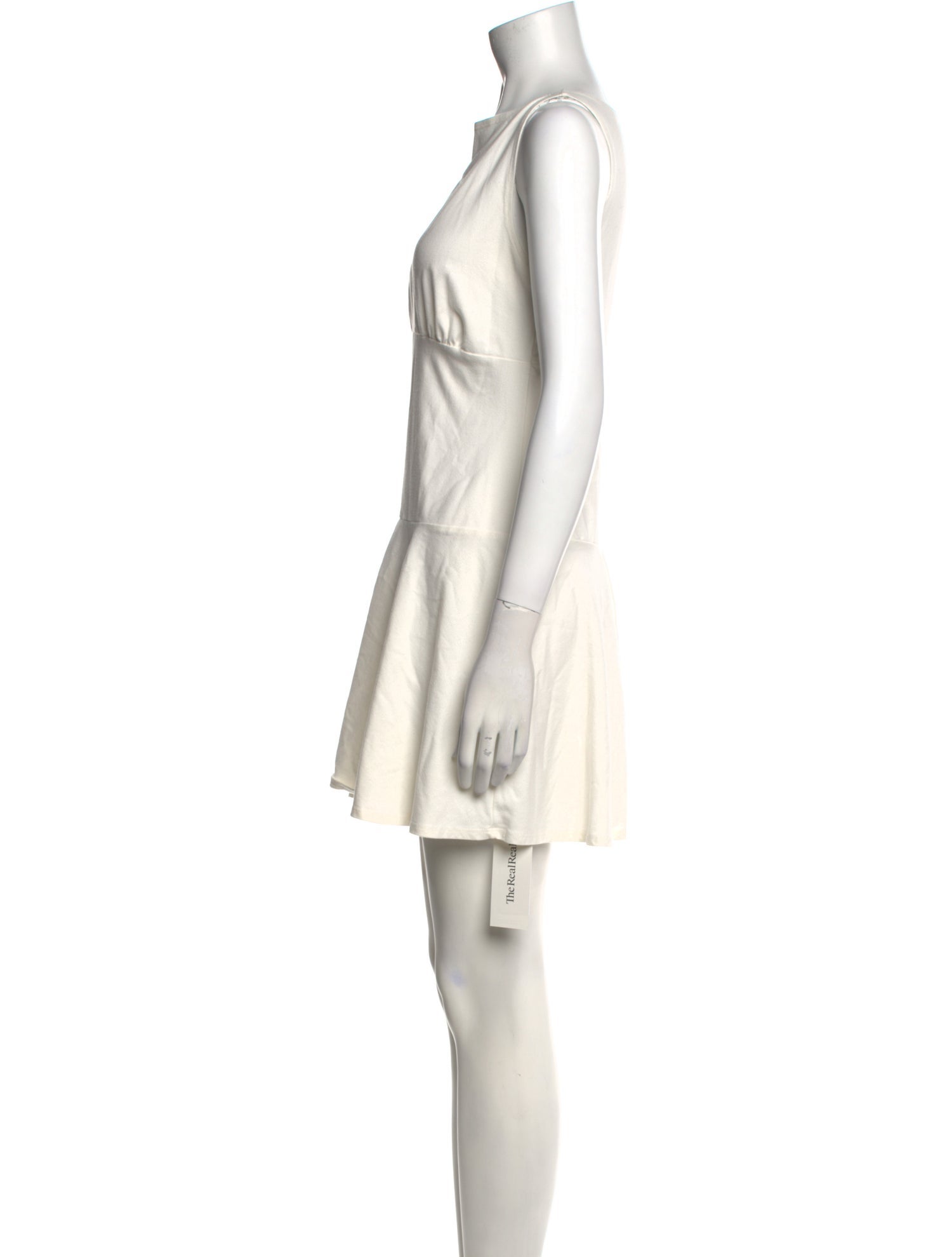 Reformation Bateau Neckline Mini Dress