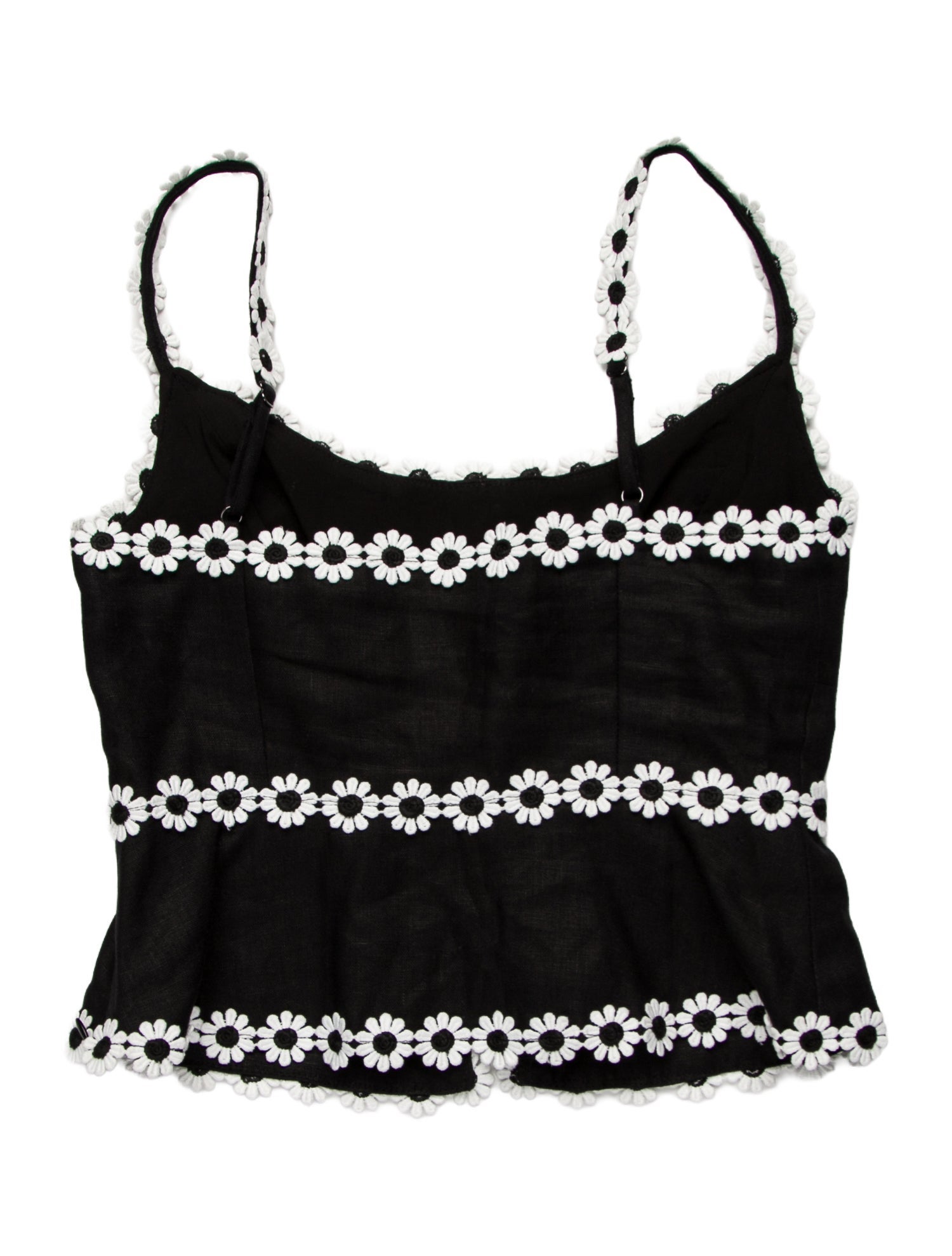 Reformation Linen Square Neckline Top