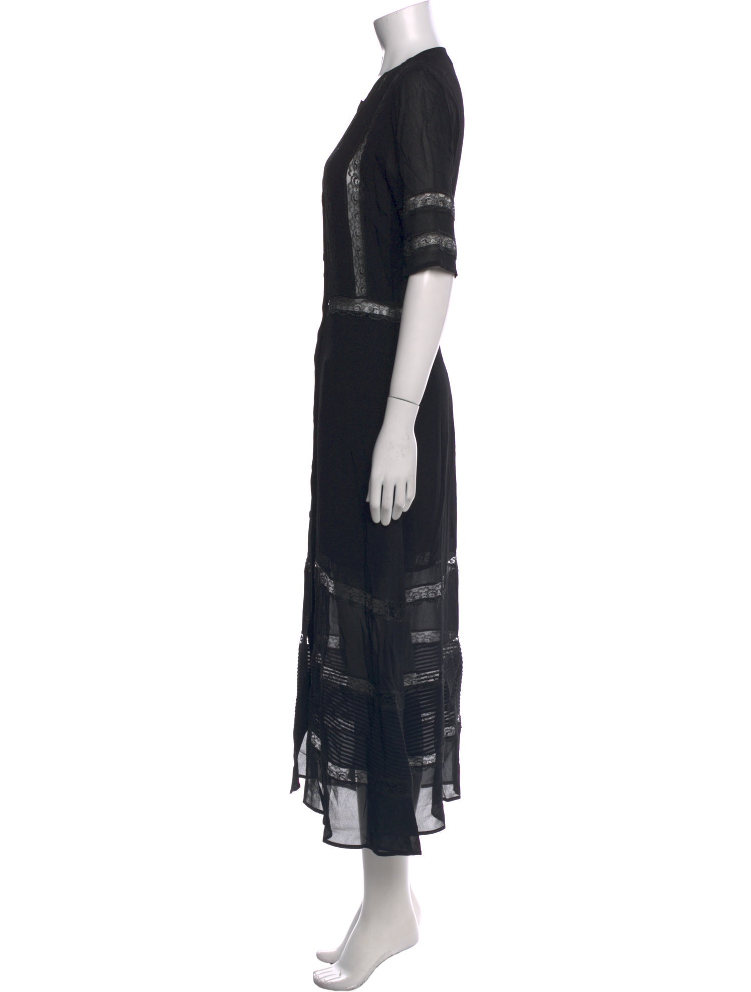 Reformation Crew Neck Long Dress