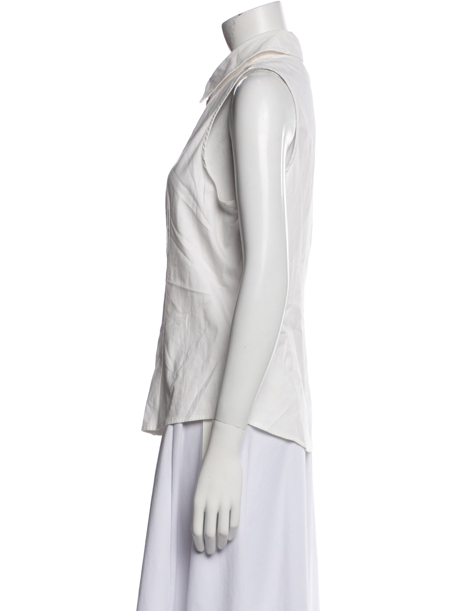 Reformation Sleeveless Button-Up Top