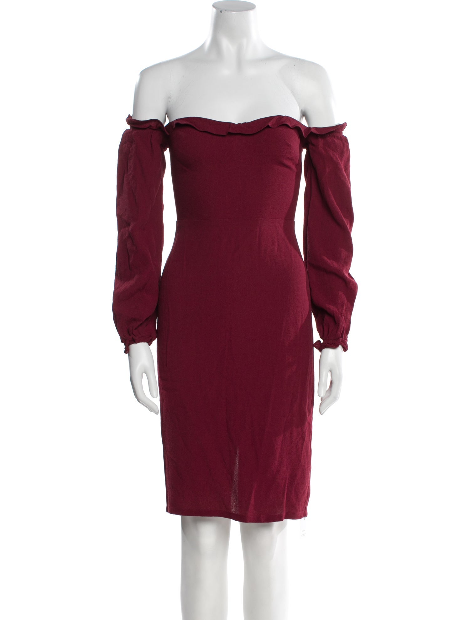 Reformation Off-The-Shoulder Mini Dress