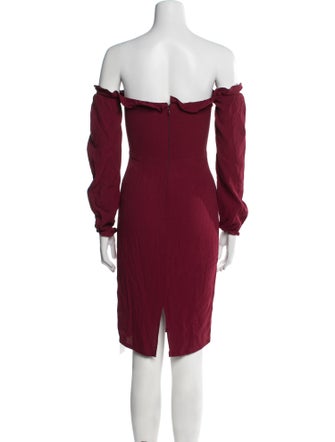 Reformation Off-The-Shoulder Mini Dress