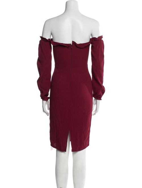 Reformation Off-The-Shoulder Mini Dress